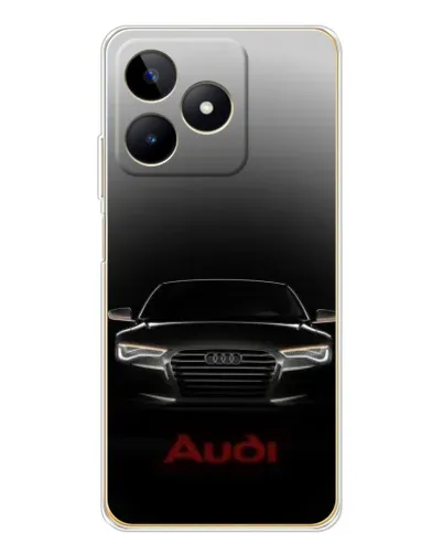 Чохол для Realme Note 60 з картинкою «Audi — градієнтний контур»