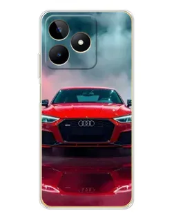 Чохол для Realme Note 60 з картинкою «Audi RS — червоний стиль»