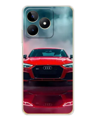 Чохол для Realme Note 60 з картинкою «Audi RS — червоний стиль»