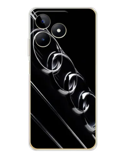 Чохол для Realme Note 60 з картинкою «Audi — абстрактні кільця»