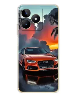 Чохол для Realme Note 60 з картинкою «Audi — захід сонця»