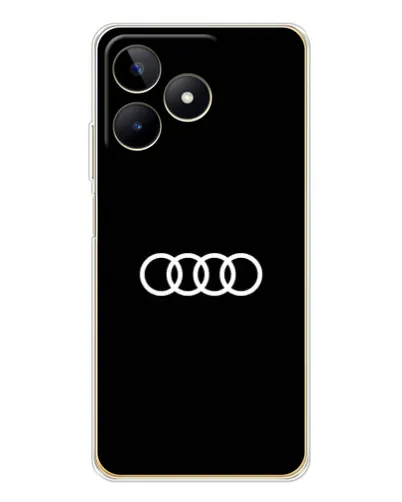 Чохол для Realme Note 60 з картинкою «Audi White Logo»