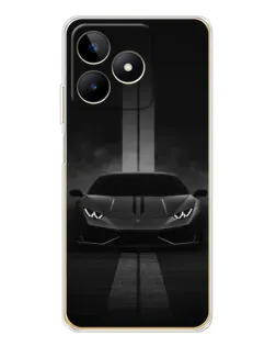 Чохол для Realme Note 60 з картинкою «Lamborghini симетрія доріг»