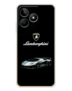 Чохол для Realme Note 60 з картинкою «Логотип Lamborghini класика»