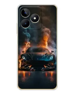 Чохол для Realme Note 60 з картинкою «Lamborghini димна естетика»