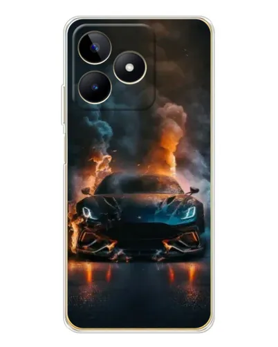 Чохол для Realme Note 60 з картинкою «Lamborghini димна естетика» Чохол для Realme Note 60 з картинкою «Lamborghini димна естетика»