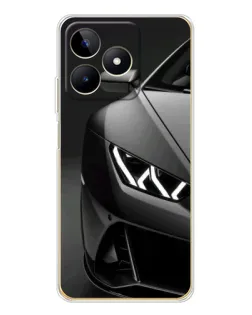 Чохол для Realme Note 60 з картинкою «Lamborghini фари деталізація»