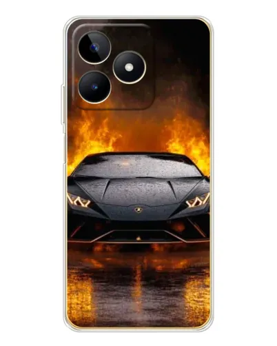 Чохол для Realme Note 60 з картинкою «Lamborghini у вогні» Чохол для Realme Note 60 з картинкою «Lamborghini у вогні»