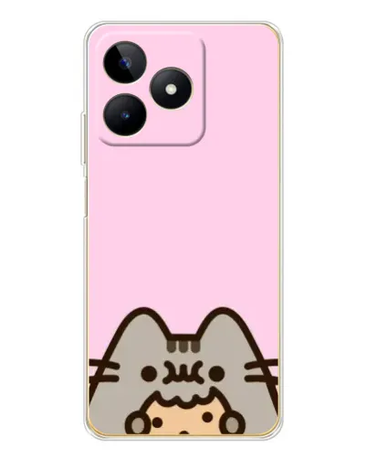 Чехол для Realme Note 60 с картинкой «Pusheen и печенье» Чехол для Realme Note 60 с картинкой «Pusheen и печенье»