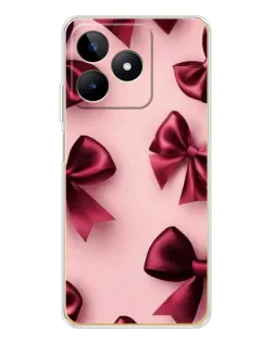 Чохол для Realme Note 60 з картинкою «Бордовий атлас»