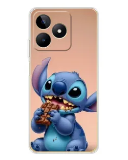 Чохол для Realme Note 60 з картинкою «Стіч їсть шоколад»