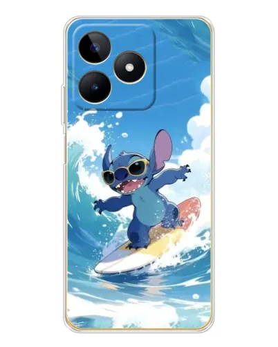 Чохол для Realme Note 60 з картинкою «Стіч на хвилі» Чохол для Realme Note 60 з картинкою «Стіч на хвилі»
