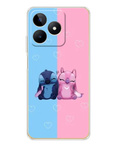 Чохол для Realme Note 60 з картинкою «Stitch та Angel Love» Чохол для Realme Note 60 з картинкою «Stitch та Angel Love»