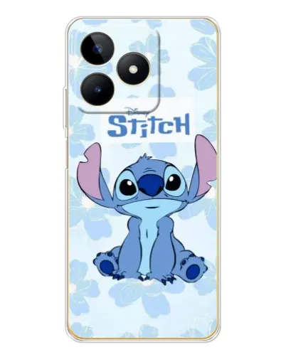 Чохол для Realme Note 60 з картинкою «Stitch серед квітів» Чохол для Realme Note 60 з картинкою «Stitch серед квітів»