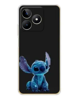 Чохол для Realme Note 60 з картинкою «Стіч на чорному»