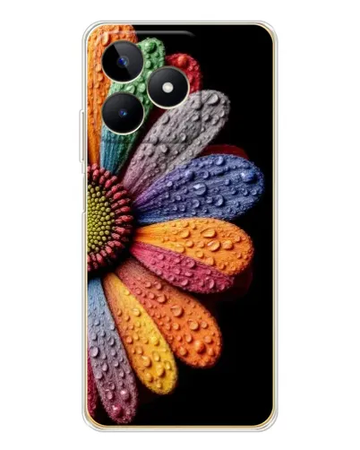 Чохол для Realme Note 60 з картинкою «Райдужна квітка»