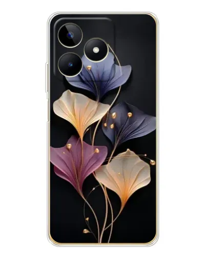 Чохол для Realme Note 60 з картинкою «Лілові квіти грації»