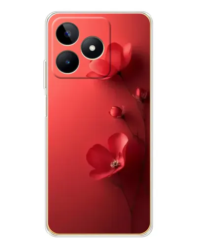 Чохол для Realme Note 60 з картинкою «Макові суцвіття»