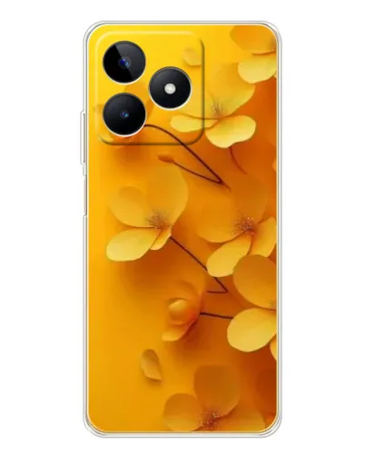 Чохол для Realme Note 60 з картинкою «Золоті пелюстки»