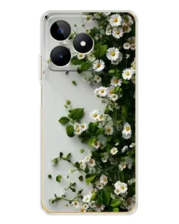 Чохол для Realme Note 60 з картинкою «Гілка дрібних білих квітів» Чохол для Realme Note 60 з картинкою «Гілка дрібних білих квітів»