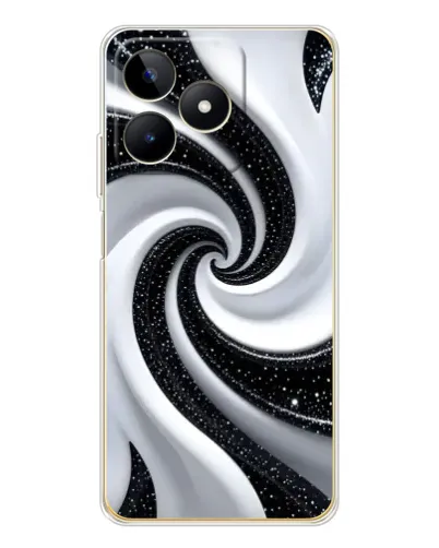 Чохол для Realme Note 60 з картинкою «Чорно-біла спіраль» Чохол для Realme Note 60 з картинкою «Чорно-біла спіраль»