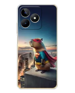 Чохол для Realme Note 60 з картинкою «Капі-мен супергерой»