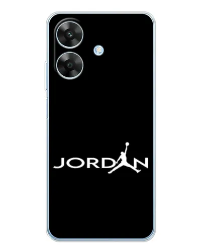Чохол для Realme Note 60x з картинкою «Jordan White Logo» Чохол для Realme Note 60x з картинкою «Jordan White Logo»