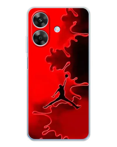 Чохол для Realme Note 60x з картинкою «Jordan Red Smoke» Чохол для Realme Note 60x з картинкою «Jordan Red Smoke»