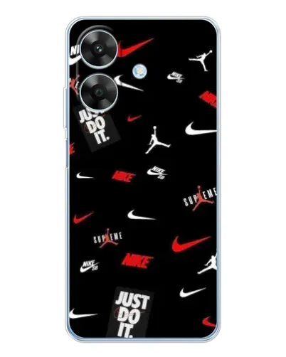 Чохол для Realme Note 60x з картинкою «Nike Mix Pattern» Чохол для Realme Note 60x з картинкою «Nike Mix Pattern»