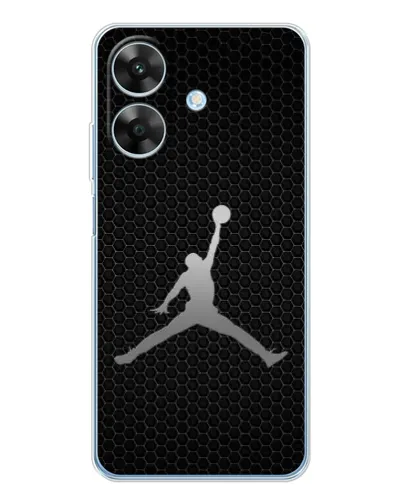Чохол для Realme Note 60x з картинкою «Jordan Dark Carbon» Чохол для Realme Note 60x з картинкою «Jordan Dark Carbon»