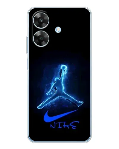 Чохол для Realme Note 60x з картинкою «Jordan Neon Blue» Чохол для Realme Note 60x з картинкою «Jordan Neon Blue»