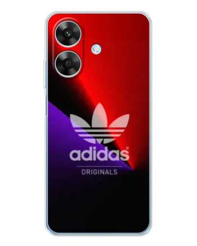 Чехол для Realme Note 60x с картинкой «Adidas Red Neon» Чехол для Realme Note 60x с картинкой «Adidas Red Neon»