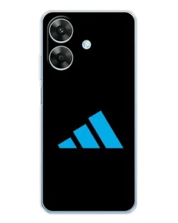 Чехол для Realme Note 60x с картинкой «Adidas Cyan Logo»