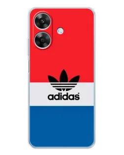 Чехол для Realme Note 60x с картинкой «Ретро блоки Adidas»