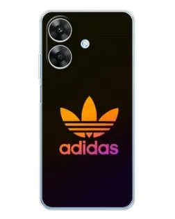 Чехол для Realme Note 60x с картинкой «Градиент Adidas»
