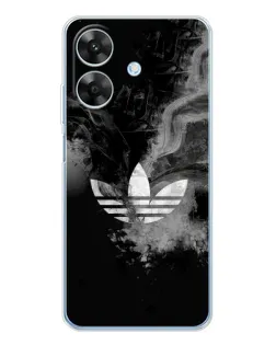 Чехол для Realme Note 60x с картинкой «Абстрактный дым Adidas»