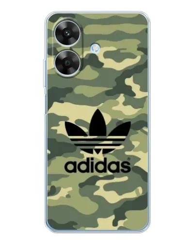 Чехол для Realme Note 60x с картинкой «Милитари стиль Adidas» Чехол для Realme Note 60x с картинкой «Милитари стиль Adidas»