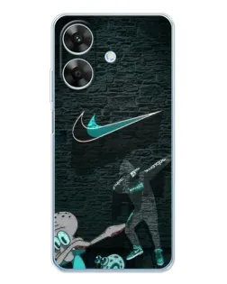 Чехол для Realme Note 60x с картинкой «Спортивный арт Nike» Чехол для Realme Note 60x с картинкой «Спортивный арт Nike»