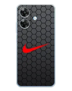 Чехол для Realme Note 60x с картинкой «Nike — карбоновая сетка» Чехол для Realme Note 60x с картинкой «Nike — карбоновая сетка»