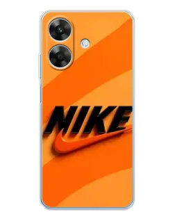 Чехол для Realme Note 60x с картинкой «Оранжевый драйв Nike» Чехол для Realme Note 60x с картинкой «Оранжевый драйв Nike»