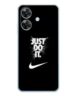 Чехол для Realme Note 60x с картинкой «Текстовый принт Nike» Чехол для Realme Note 60x с картинкой «Текстовый принт Nike»