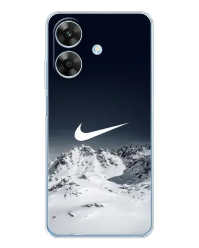 Чехол для Realme Note 60x с картинкой «Nike — зимние горы»