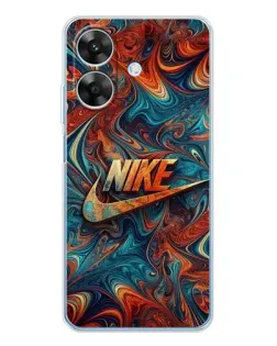 Чехол для Realme Note 60x с картинкой «Nike в абстракции» Чехол для Realme Note 60x с картинкой «Nike в абстракции»