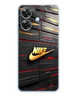Чехол для Realme Note 60x с картинкой «Золотой Nike на металле» Чехол для Realme Note 60x с картинкой «Золотой Nike на металле»