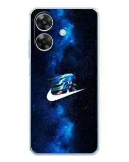 Чехол для Realme Note 60x с картинкой «Звездный путь Nike» Чехол для Realme Note 60x с картинкой «Звездный путь Nike»