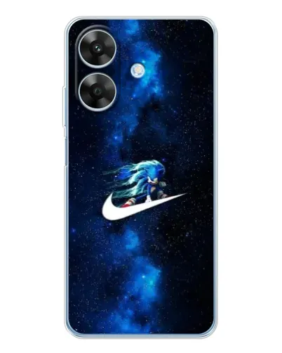 Чехол для Realme Note 60x с картинкой «Звездный путь Nike»