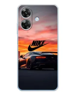 Чехол для Realme Note 60x с картинкой «Nike и суперкар» Чехол для Realme Note 60x с картинкой «Nike и суперкар»