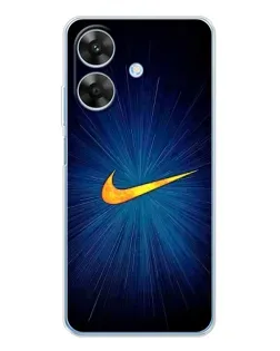 Чехол для Realme Note 60x с картинкой «Синий пульс Nike» Чехол для Realme Note 60x с картинкой «Синий пульс Nike»