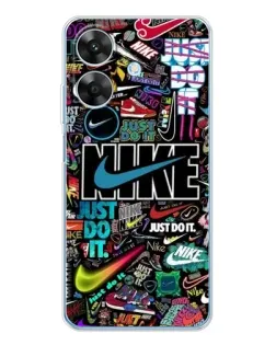 Чехол для Realme Note 60x с картинкой «Яркий коллаж Nike» Чехол для Realme Note 60x с картинкой «Яркий коллаж Nike»