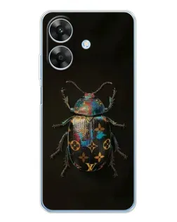 Чехол для Realme Note 60x с картинкой «LV — мраморный принт»